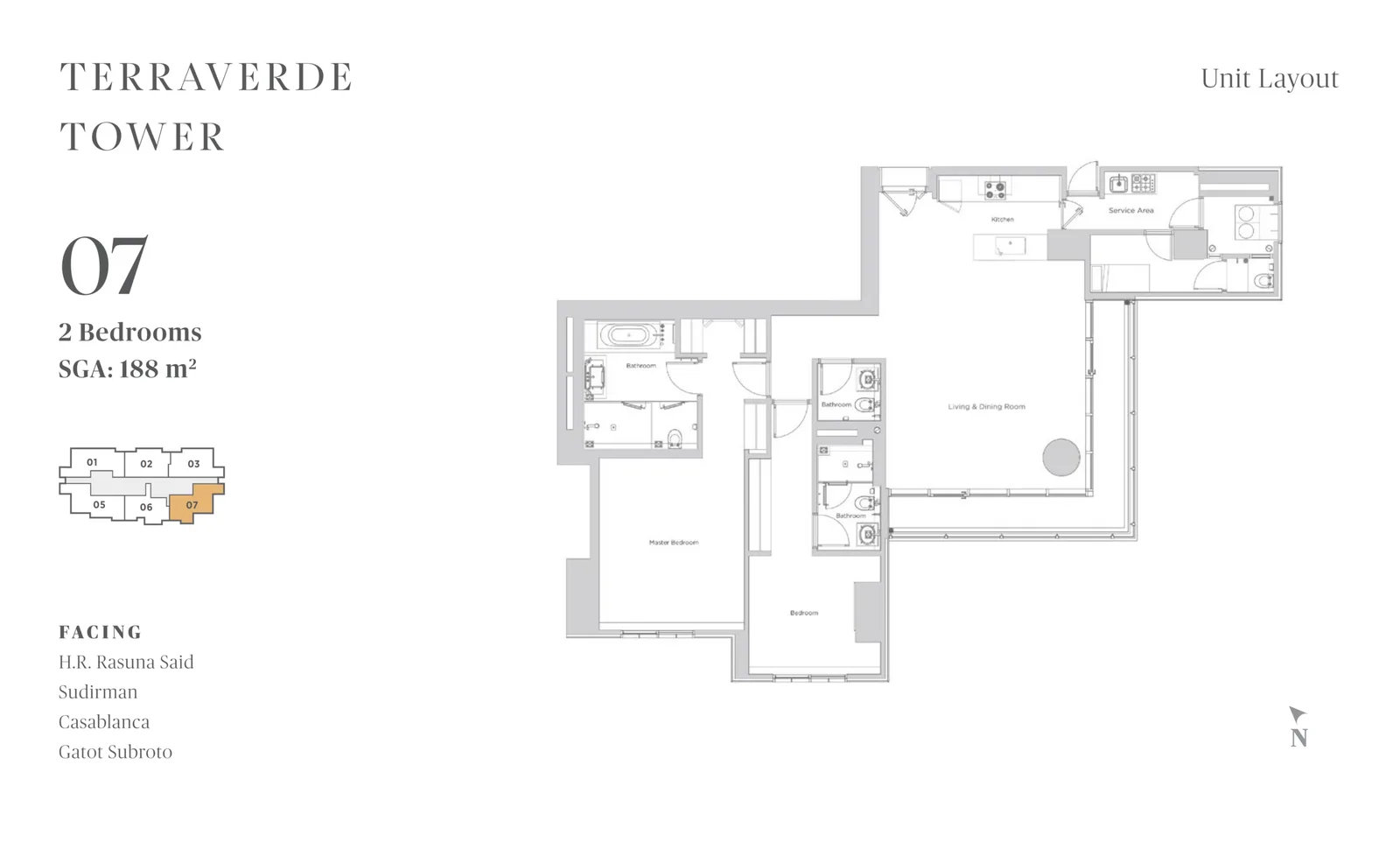 2BR Corner Unit